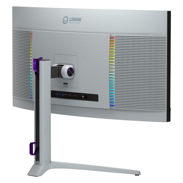 Lorgar 34MP1, herný monitor 34´´, LCD 3440x1440, 1 000 000:1, 1ms, 1000cd, HDMI, DP, USB-C(90W), reproduktory, šedý 
