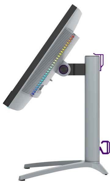 Lorgar 27MP1, herný monitor 27´´, LCD 3840x2160, 1 000 000:1, 1ms, 1000cd, HDMI, DP, USB-C(90W), reproduktory, šedý 