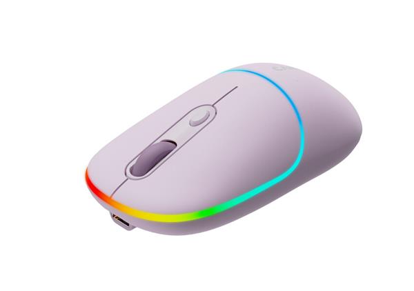 Canyon MW-22, 2v1 bezdrôtová optická myš Bluetooth / Wireless USB, 800/1200/1600 DPI, 4 tlač, ružová 