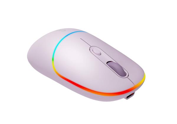 Canyon MW-22, 2v1 bezdrôtová optická myš Bluetooth / Wireless USB, 800/1200/1600 DPI, 4 tlač, ružová 