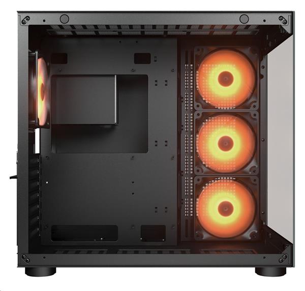 COUGAR FV150 RGB PC Case, Mid tower, Black 