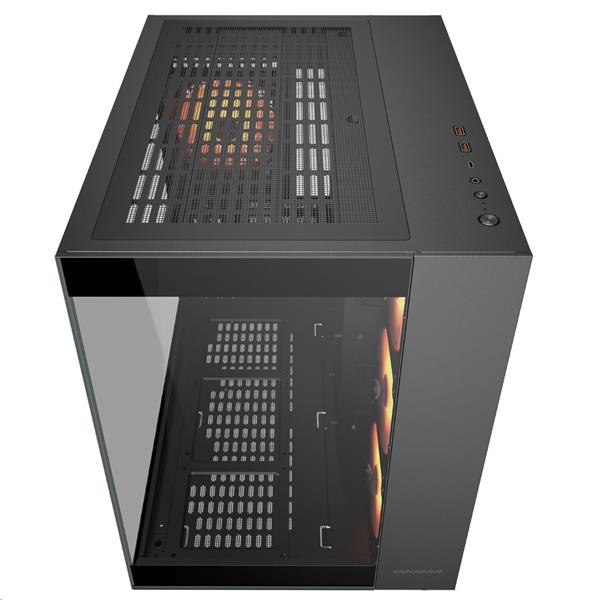 COUGAR FV150 RGB PC Case, Mid tower, Black 