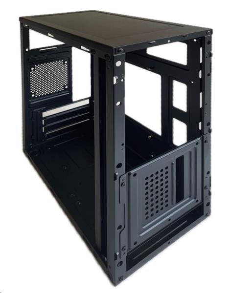 EUROCASE skříň MC MF-300B,  Micro Tower,  1xUSB-C,  2xUSB 3.0,  2x audio,  bez zdroje 