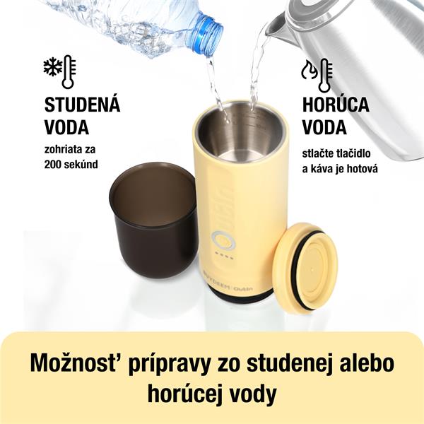 BUYDEEM OTEM-01-MY (OUTIN)  prenosný nano espresso kávovar, žltý 