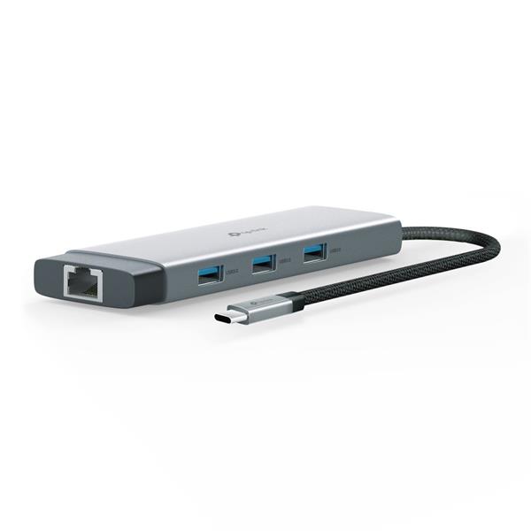 USB Type-C 9-Port Hub SPEC: 1 × USB-C Connector,1 × HDMI 4K 60Hz Port,1 × USB-C PD 100W Port,1 × RJ45 1000Mbps Port,1 ×  