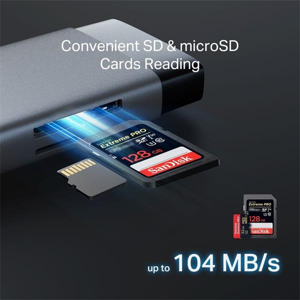 USB Type-C 9-Port Hub SPEC: 1 × USB-C Connector,1 × HDMI 4K 60Hz Port,1 × USB-C PD 100W Port,1 × RJ45 1000Mbps Port,1 ×  