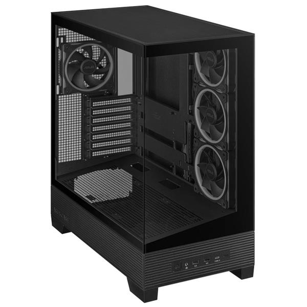 ASUS A31 PLUS TG ARGB BLACK skrinka ATX čierna 4x ARGB fan 