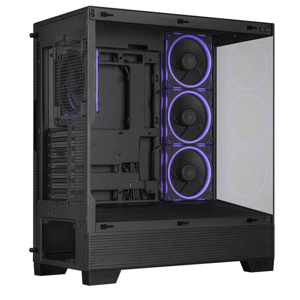 ASUS A31 PLUS TG ARGB BLACK skrinka ATX čierna 4x ARGB fan 
