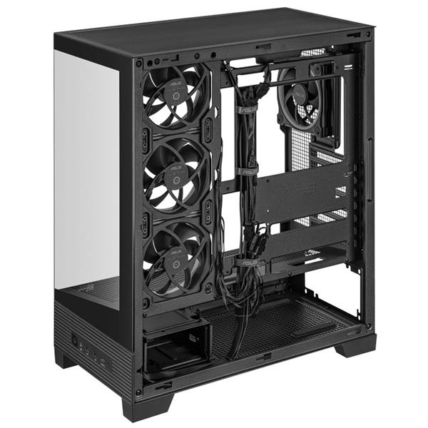 ASUS A31 PLUS TG ARGB BLACK skrinka ATX čierna 4x ARGB fan 