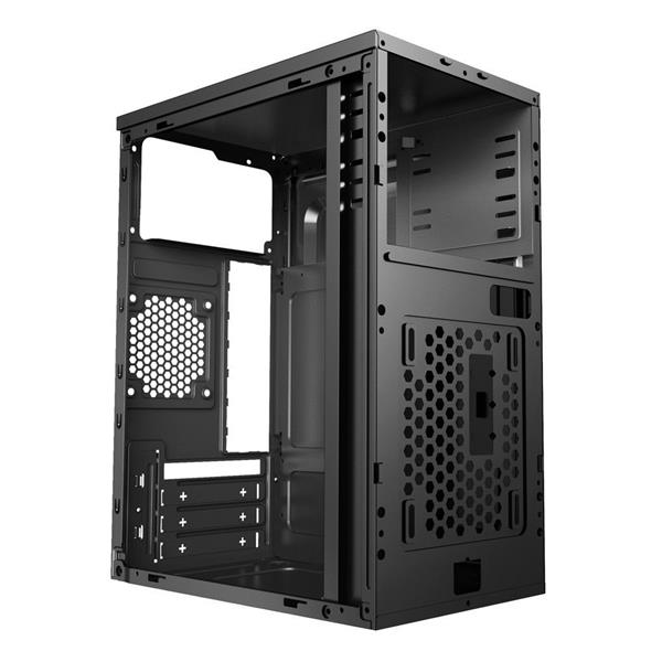 1stCOOL STEP 5, skrinka mATX, USB-C + USB3.0 + 2xUSB2.0, čierna 