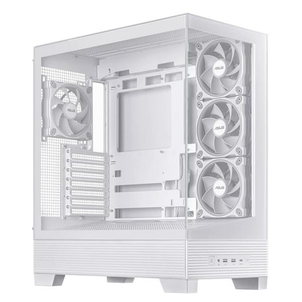 ASUS A31 PLUS TG ARGB WHITE skrinka ATX biela 4x ARGB fan 