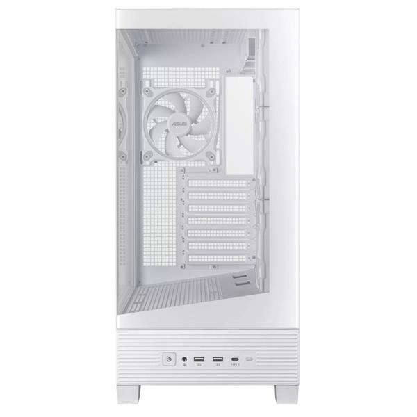 ASUS A31 PLUS TG ARGB WHITE skrinka ATX biela 4x ARGB fan 