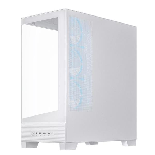 ASUS A31 PLUS TG ARGB WHITE skrinka ATX biela 4x ARGB fan 