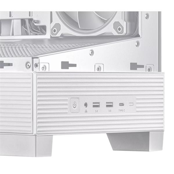 ASUS A31 PLUS TG ARGB WHITE skrinka ATX biela 4x ARGB fan 