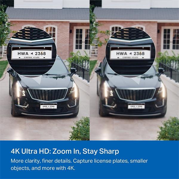 TP-LINK "Wire-Free Indoor/Outdoor Security CameraSPEC:4K UHD (3840x2160), H.265/H.264 Supported, 16x UHD Digital Zoom,  
