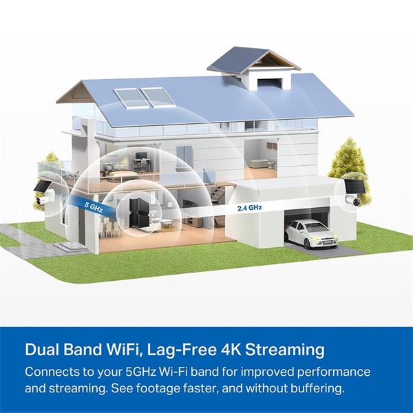 TP-LINK "Wire-Free Indoor/Outdoor Security CameraSPEC:4K UHD (3840x2160), H.265/H.264 Supported, 16x UHD Digital Zoom,  