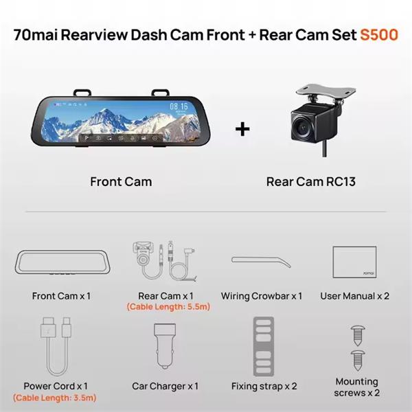 70mai backup rear camera RC13 