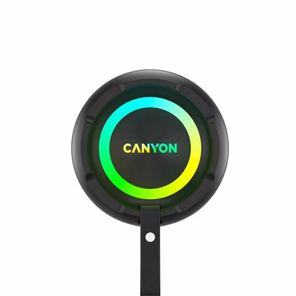 Canyon OnMove 11, Bluetooth 5.3. reproduktor, USB nabíjanie, výdrž 6 hod, SD karta, IPX6, čierny 