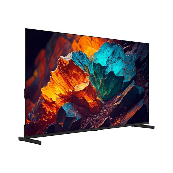 KIVI TV 55U720QB, PRIME E5 QLED, 55", UHD, SMART, Google TV, 2025, Vyrobené v CZ, Čierna   