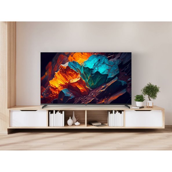 KIVI TV 55U720QB, PRIME E5 QLED, 55", UHD, SMART, Google TV, 2025, Vyrobené v CZ, Čierna   