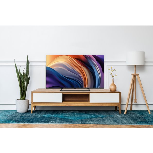 KIVI TV 43U710QB, 43" UHD, OPTIMA  L5 HDR, SMART GOOGLE TV, Vyrobene v CZ, Cierna 