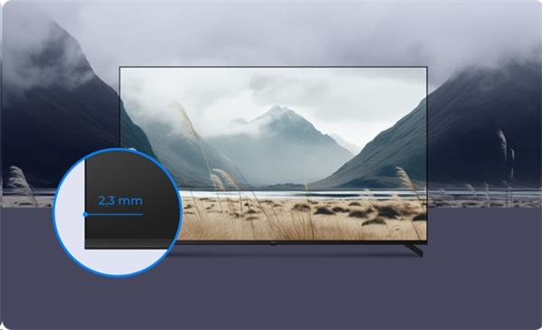 KIVI TV 50U710QB, 50" UHD,OPTIMA  L5 HDR, SMART GOOGLE TV, Vyrobene v CZ, Cierna 