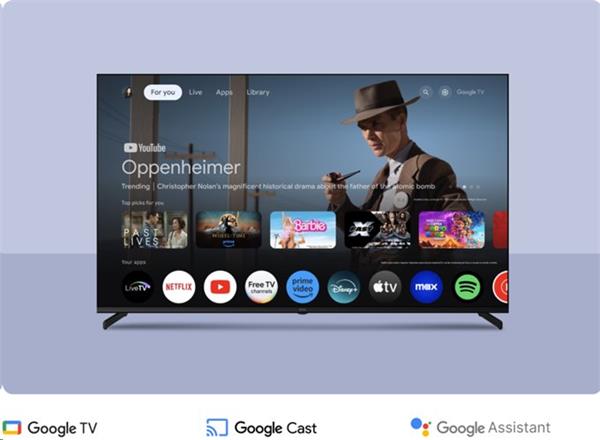 KIVI TV 32H710QB, 32" HD, OPTIMA L5 HDR, SMART GOOGLE TV, Vyrobene v CZ, Cierna 