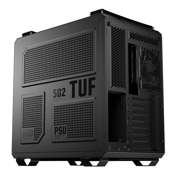 ASUS TUF GAMING GT502 HORIZON TG ARGB BLACK 4x ARGB LED fan, ATX, čierna 