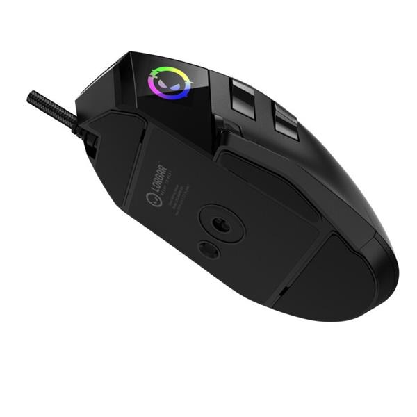 Lorgar MSP80, profi herná myš, 8 progr. tlač., senzor Pixart PAW3395, 26.000 DPI, režim podsv. RGB, čierna 