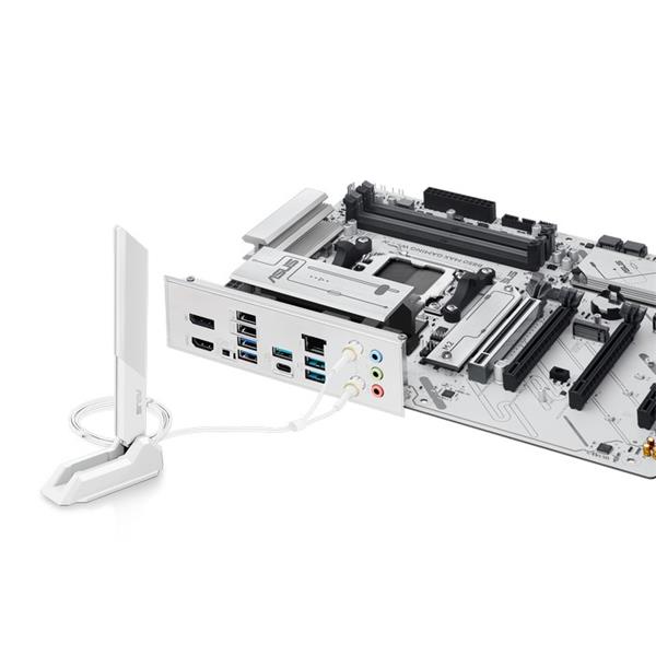 ASUS B850 MAX GAMING WIFI WHITE soc AM5 DDR5 B850 ATX HDMI DP 
