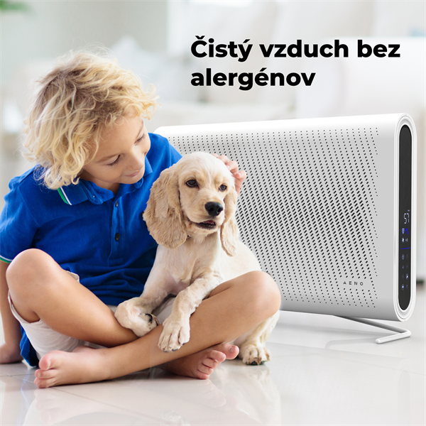 AENO Čistička vzduchu AP2S - 50m2, 420m3/h,SMART, Tvoc senzor, Carbon&HEPA H13, UV lampa, ION, na stenu 
