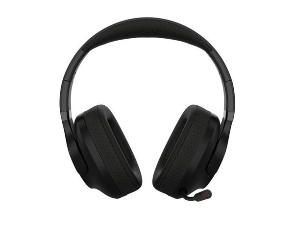 Canyon Ego GH-15, herný headset, bezdrôtový Bluetooth v5.3 / drôtový 3.5mm jack, 18 hod výdrž, USB-C nab, čierny 