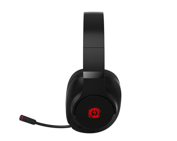 Canyon Ego GH-15, herný headset, bezdrôtový Bluetooth v5.3 / drôtový 3.5mm jack, 18 hod výdrž, USB-C nab, čierny 