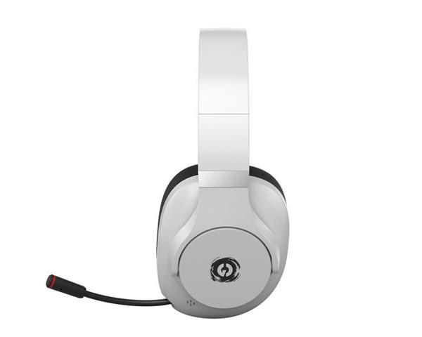 Canyon Ego GH-15, herný headset, bezdrôtový Bluetooth v5.3 / drôtový 3.5mm jack, 18 hod výdrž, USB-C nab, biely  