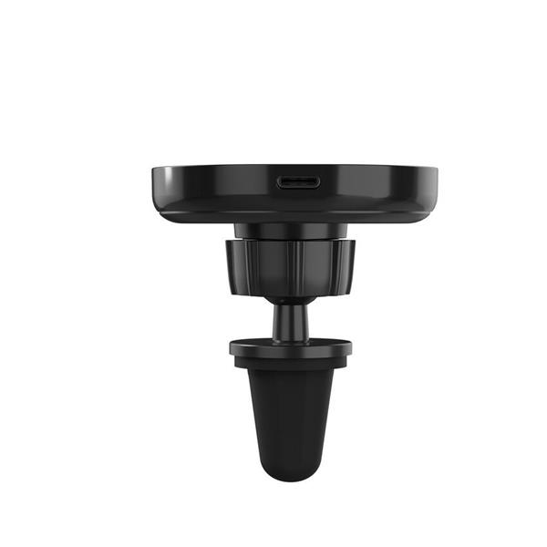 Canyon CCH-105, bezdrôtová autonabíjačka, magnetické uchytenie mobilu, 15W, 1x USB-C 20W. čierna 