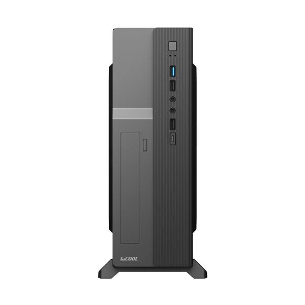 1stCOOL SFF COMPACT 1, skrinka mATX, USB-C, USB3.0, 2xUSB2.0, CR, čierna 