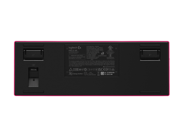 Logitech® G PRO X 60 LIGHTSPEED Wireless Gaming Keyboard (Tactile)-MAGENTA-US INT"L-2.4GHZ/BT 