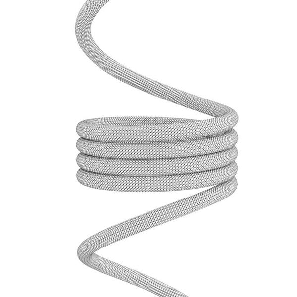 Canyon CCMG60AB15, 1 m kábel, USB-C / USB-C, magnet, PD 60 W, opletený, biely 