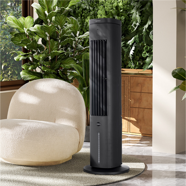 Midea ventilátor s chladením MAC402R0BPK, dialkove ovládanie, 3 rýchlostí, 7h progr. časovač,  Touch  Panell 