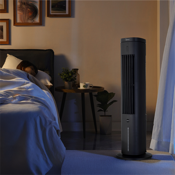 Midea ventilátor s chladením MAC402R0BPK, dialkove ovládanie, 3 rýchlostí, 7h progr. časovač,  Touch  Panell 