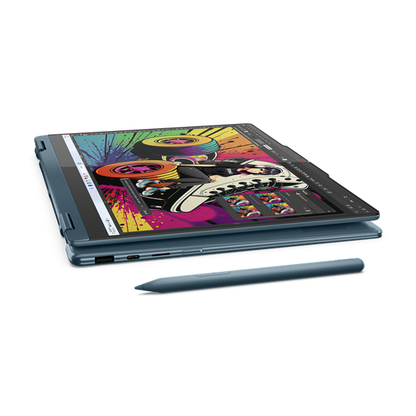 Lenovo IP Yoga 7 2in1 14AKP10, Ryzen AI 5 340, 14.0˝ 1920x1200 WUXGA/Touch, UMA, 16GB, SSD 1TB, W11H, zelený, 3y PS, AI 