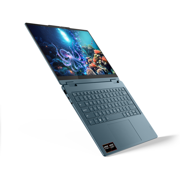 Lenovo IP Yoga 7 2in1 14AKP10, Ryzen AI 5 340, 14.0˝ 1920x1200 WUXGA/Touch, UMA, 16GB, SSD 1TB, W11H, zelený, 3y PS, AI 