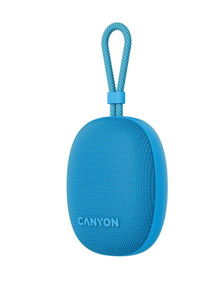 Canyon OnMove 12, prenosný Bluetooth v5.3 reproduktor, 5W, TWS, IPX7, 12 hod, USB-C nab.,modrý 