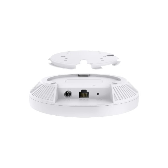 Omada  BE3600 Ceiling Mount Dual-Band Wi-Fi 7 Access Point PORT: 1×2.5G RJ45 Port SPEED: 688Mbps at  2.4 GHz + 2880 Mbps 