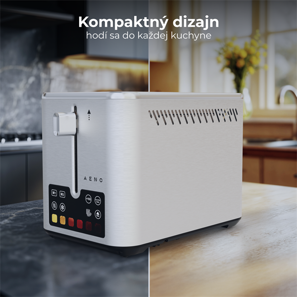 AENO 2-plátkový hriankovač TS4 , automatický,  nerezová oceľ, EU 