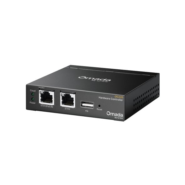 Omada Hardware Controller PORT: 2× 10/100/1000 Mbps Ethernet Ports, 1× USB 2.0 Port, 1× Micro USB Port FEATURE: Cloud Ac 