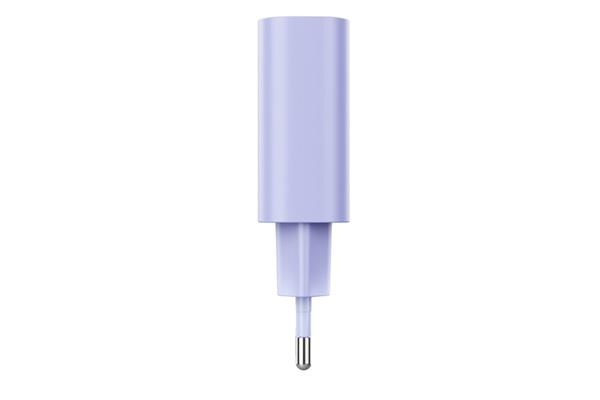 Canyon OnCharge 30CL, univerzálna cestovná nabíjačka do steny 1x USB-C, 30W PD, fialová 