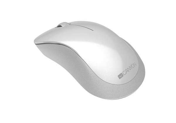 Canyon MW-11, Wireless optická myš Pixart 3065, USB, 1200 dpi, 3 tlač, perleťovo biela 