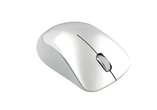 Canyon MW-11, Wireless optická myš Pixart 3065, USB, 1200 dpi, 3 tlač, perleťovo biela 