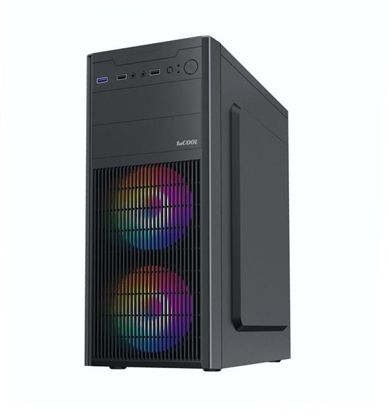 1stCOOL JAZZ 6, skrinka ATX, USB3.0 + 2xUSB2.0, ODD, čierna 
